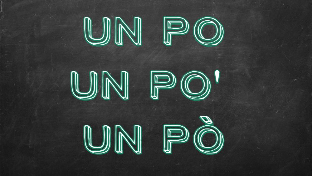 Un Po Con Accento O Senza Attività per errori ortografici ribelli: l'accento | Centro Ieled